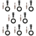 Set of 8 NGK Laser Iridium Spark Plugs & Denso Coil Boots for LS460 LS600h (2007–2017)