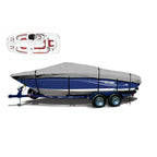 Heavy Duty Waterproof Storage Cover for Sea Ray 260 Sundeck (2003–2023)