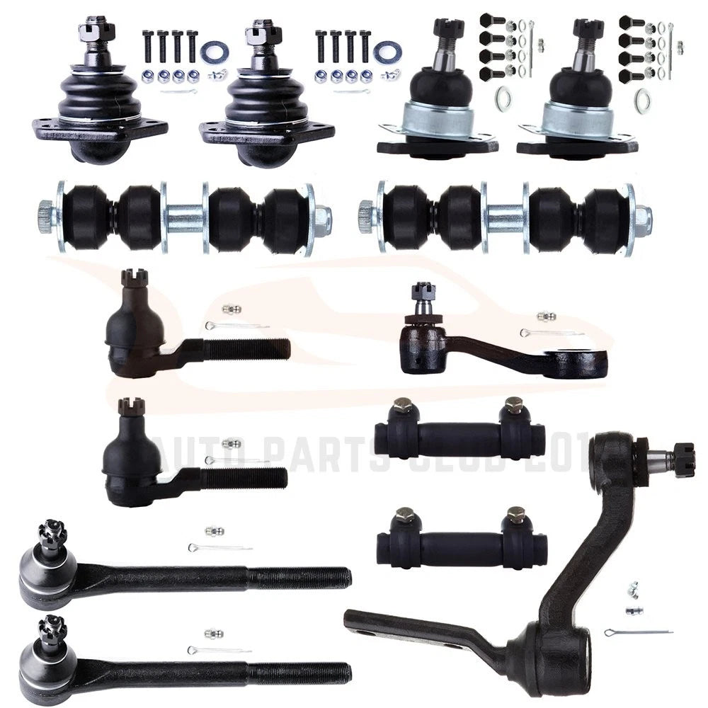 Set of 14 Front Tie Rod Ends for Chevy S10 Blazer GMC Jimmy Sonoma (1992–2005)
