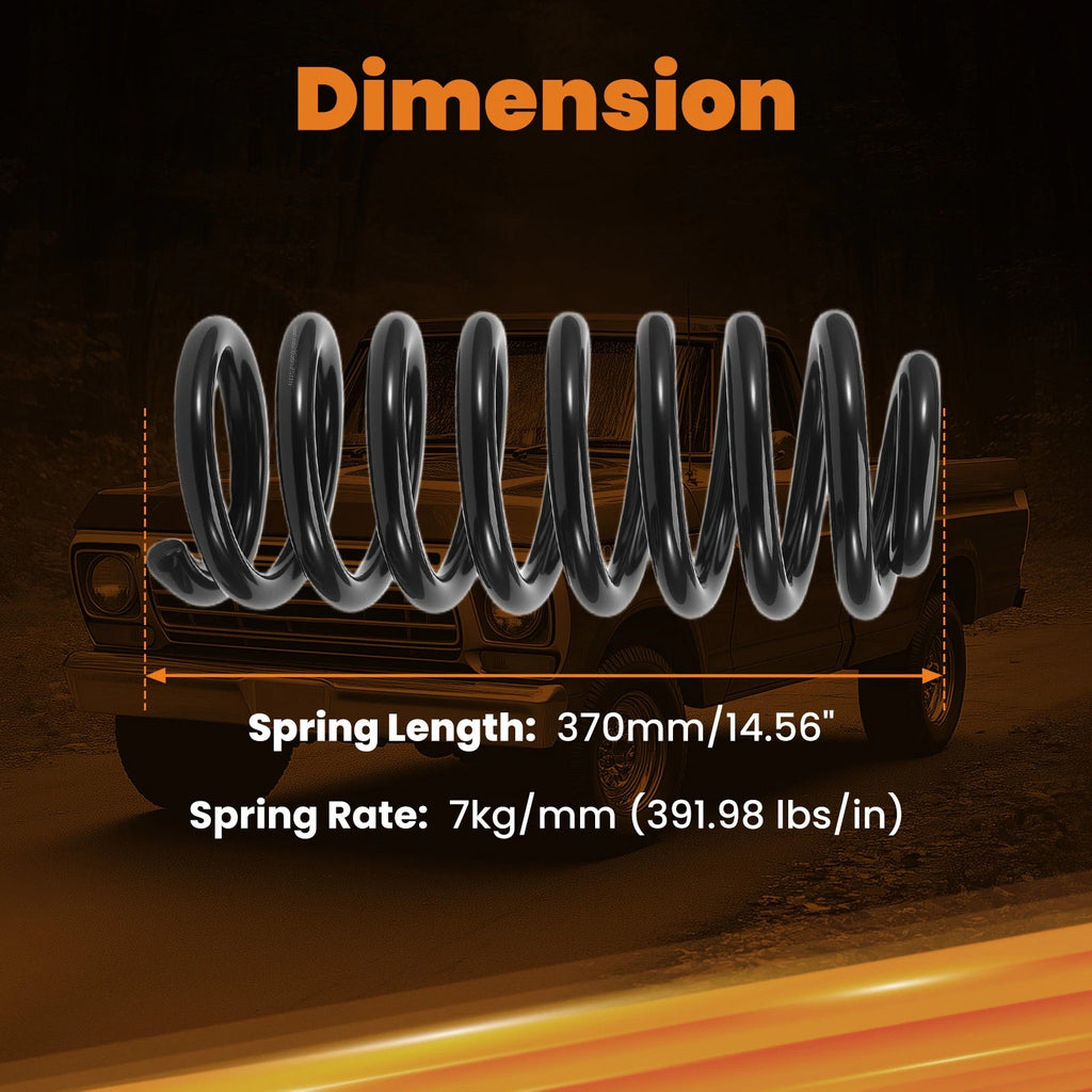 3" Front Lowering Springs Kit for Ford F150 F100 2WD (1965–1979)
