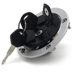 Fuel Gas Tank Cap Cover Keys for Kawasaki Z800 Z750 Z1000 ZR1000 Z1000SX ZZR1400 (2013–2020)