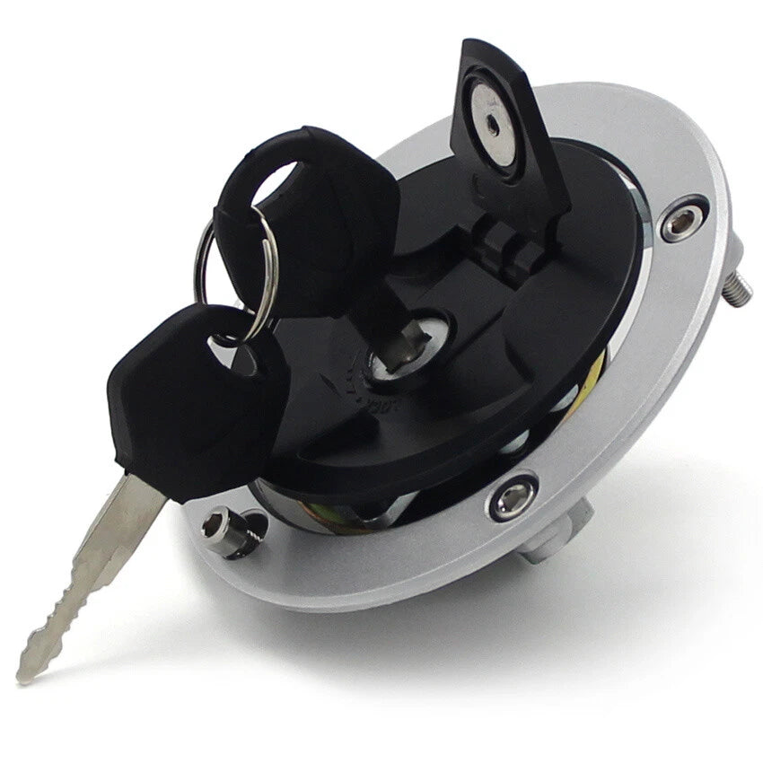 Fuel Gas Tank Cap Cover Keys for Kawasaki Z800 Z750 Z1000 ZR1000 Z1000SX ZZR1400 (2013–2020)