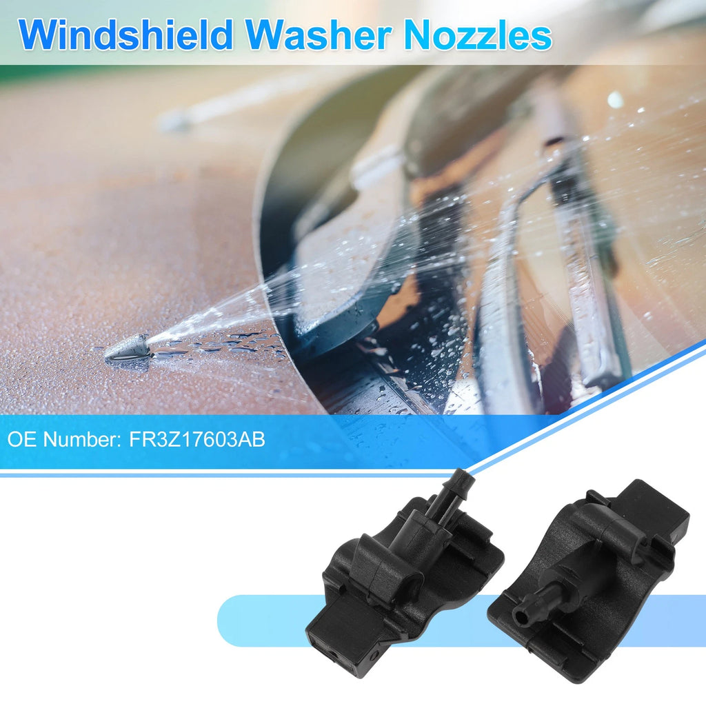 Set of 2 Windshield Washer Nozzles for Ford Mustang (2015–2017) No.FR3Z17603AB