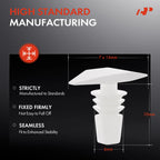 30Pcs 6mm Nylon Weatherstrip Retainer Clips for Honda