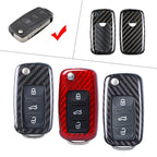 Carbon Fiber Remote Key Shell Cover for VW Golf R32 Jetta Rabbit Polo (2006–2014)