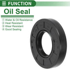 Set of 5 Oil Seal Rotary Shaft Seal NBR Rubber 32x65x12mm