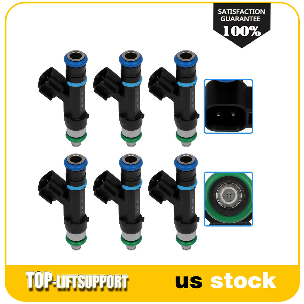 Set of 6 Fuel Injectors for Dodge Durango, Dakota (2004–2010)