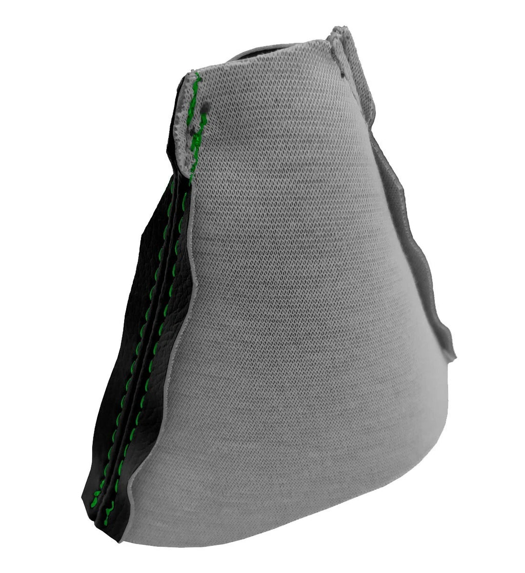 Leather Automatic Shift Boot Cover for Dodge Challenger (2015–2020) Green Stitch