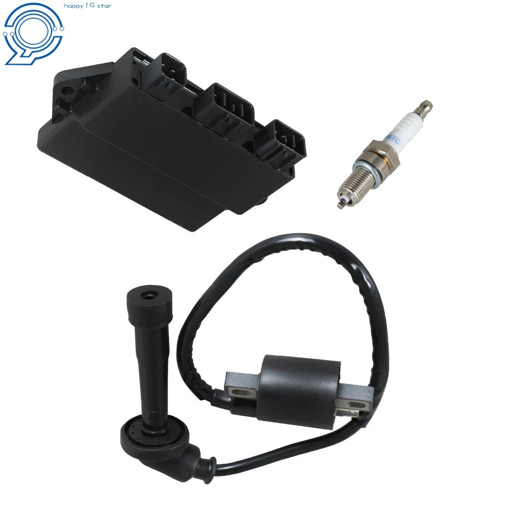 Ignition Coil & Spark Plug Set for Yamaha Grizzly 660 (2002-2003)