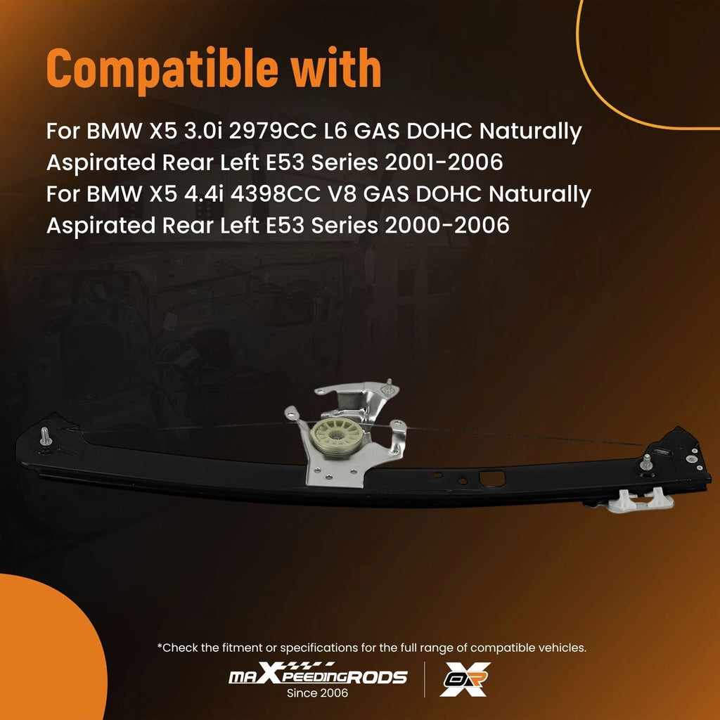 Rear Left Power Window Regulator for BMW X5 E53 (2000-2006)