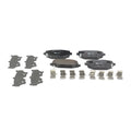 Set of 4 Hella Low-Metallic Disc Brake Pads for Chrysler Dodge Ram Volkswagen