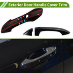 Set of 1 Exterior Door Handle Cover Trim for Kia K5 (2020–2025) Gloss Black ABS