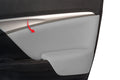 Front Insert Door Panel for Honda Civic Sedan (2012–2015) Gray Leather Synthetic