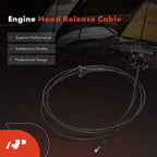 Hood Release Cable for Chevy Silverado 1500 GMC Sierra 2500 HD (2007â2014)