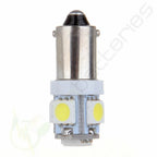 2Pcs BA9S White 5-5050-SMD LED Bulbs for Audi (Fits T4W H6W 1895 3886X)
