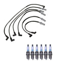 Denso 7mm Wire Set & 6 Iridium Spark Plugs for Dodge 3.9 V6 (0.044)