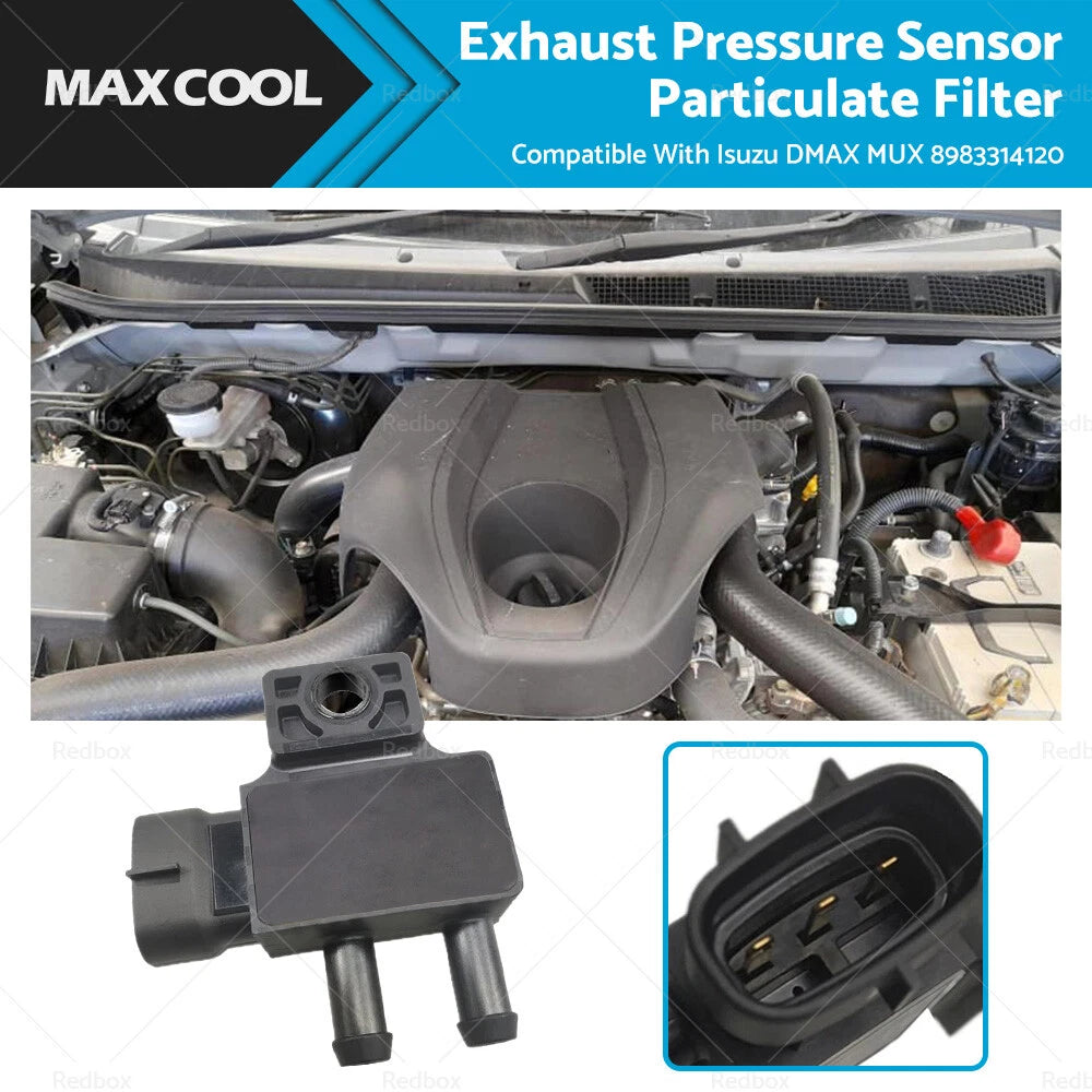 Exhaust Pressure Sensor for Isuzu DMAX D-MAX MUX (2012–2023)