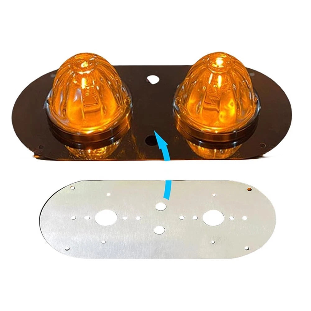 Watermelon Lamp Mounting Plate for Peterbilt 359 379 389
