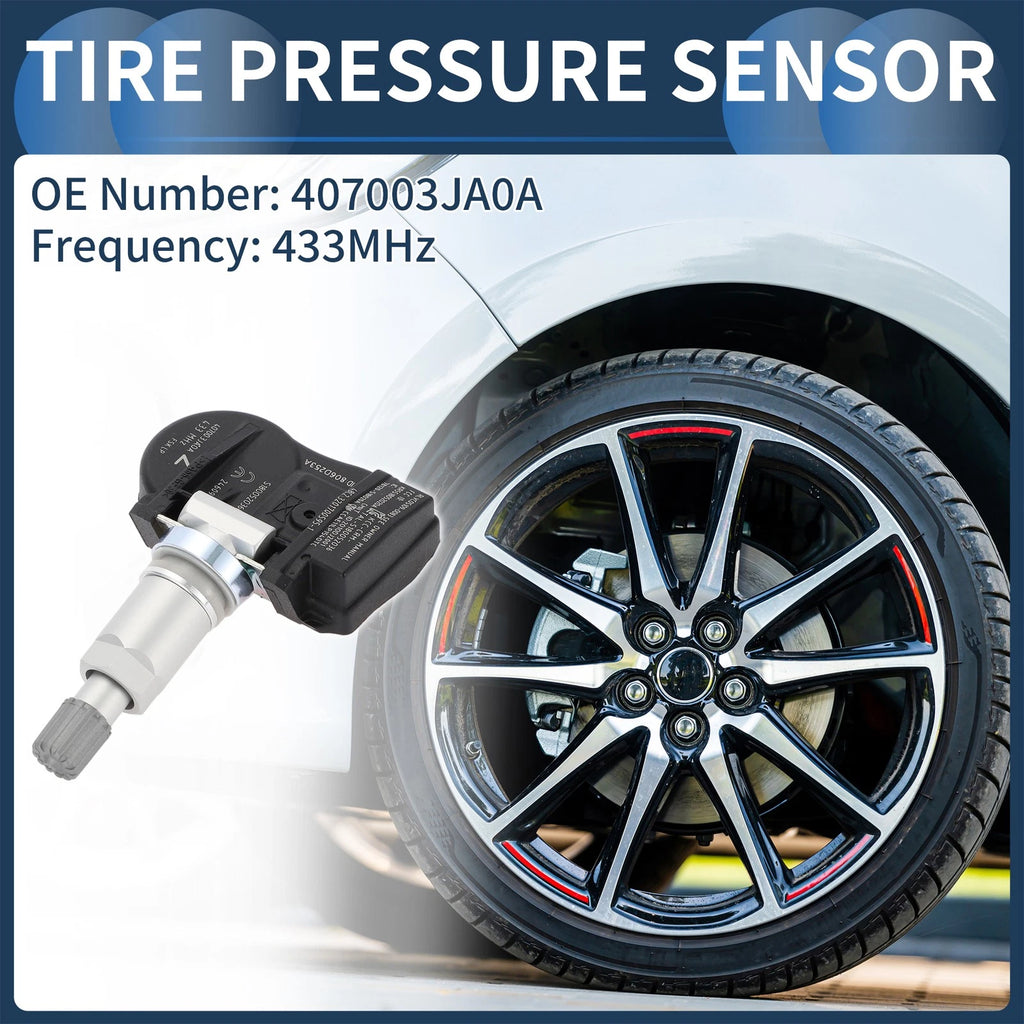 Tire Pressure Sensor for Nissan Altima (2013–2018) No.407003JA0A TPMS 433MHz