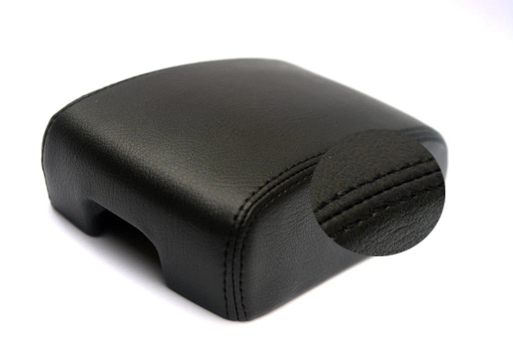 Center Console Armrest Cover for Nissan Sentra (2000–2006) Black Leather