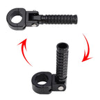 Universal Front Footrests Foot Pegs for Motorcycle 1.25" Bars