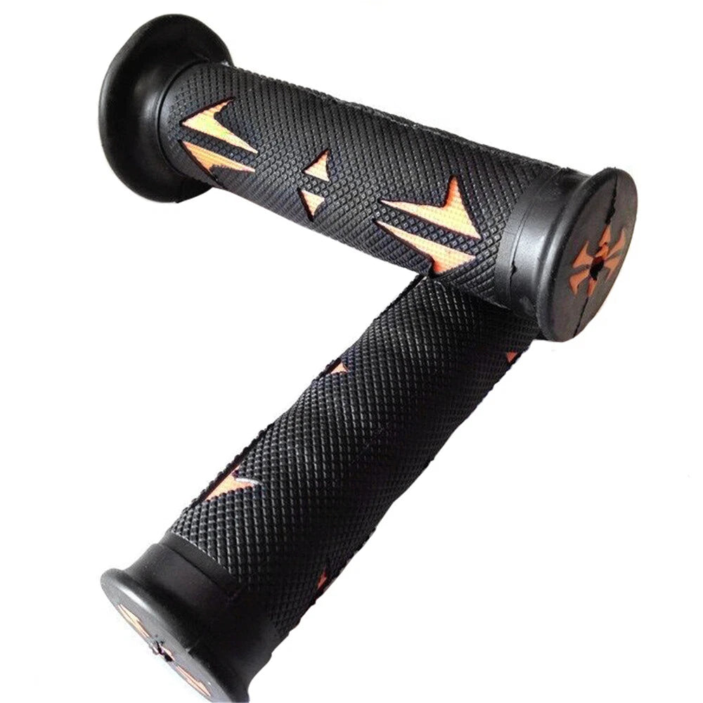 Sport Dirt Bike Rubber Hand Grips for Yamaha (7/8" Left, 1" Right)