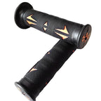 Sport Dirt Bike Rubber Hand Grips for Yamaha (7/8" Left, 1" Right)