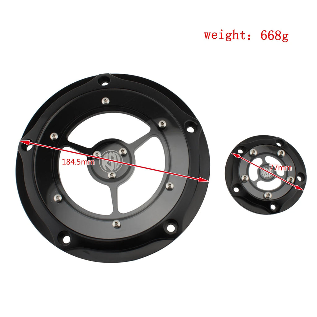 Side Stator Engine Cover Protector for Harley Road King Fat Glide (2007–2016)