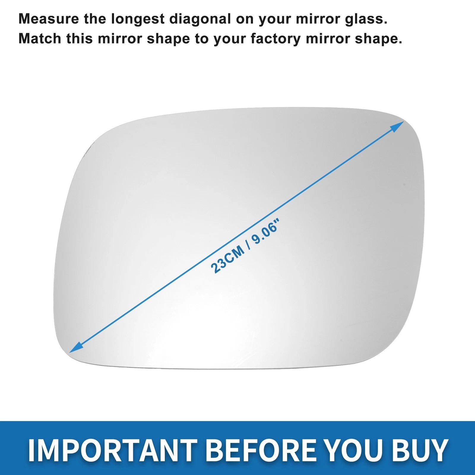 Heated Mirror Glass for Volkswagen Touareg (2002–2006)