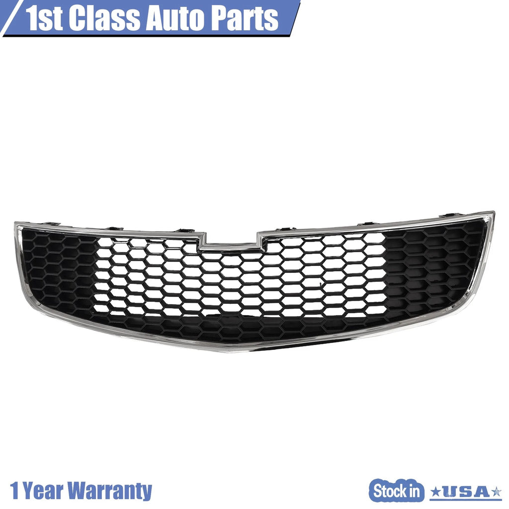 Front Lower Bumper Grille with Chrome Trim for Chevrolet Cruze (2011-2014)