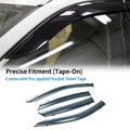Window Deflectors for Hyundai Sonata (2020–2024) - Side Window Vent Visors Black