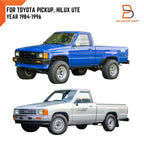 Rear Pillar Window Louvers for Toyota Hilux Ute (1984-1997)