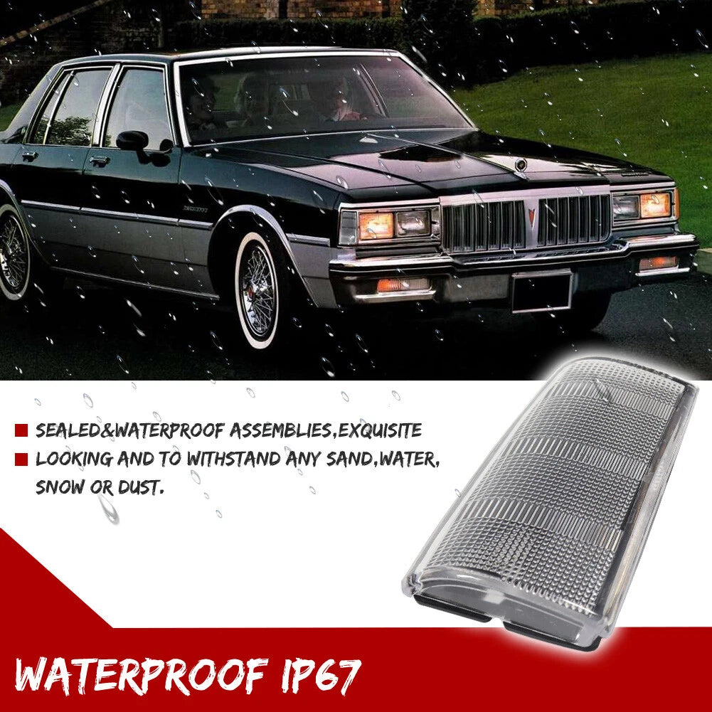 Clear Lens Side Marker Lights for Pontiac Parisienne Bonneville Safari