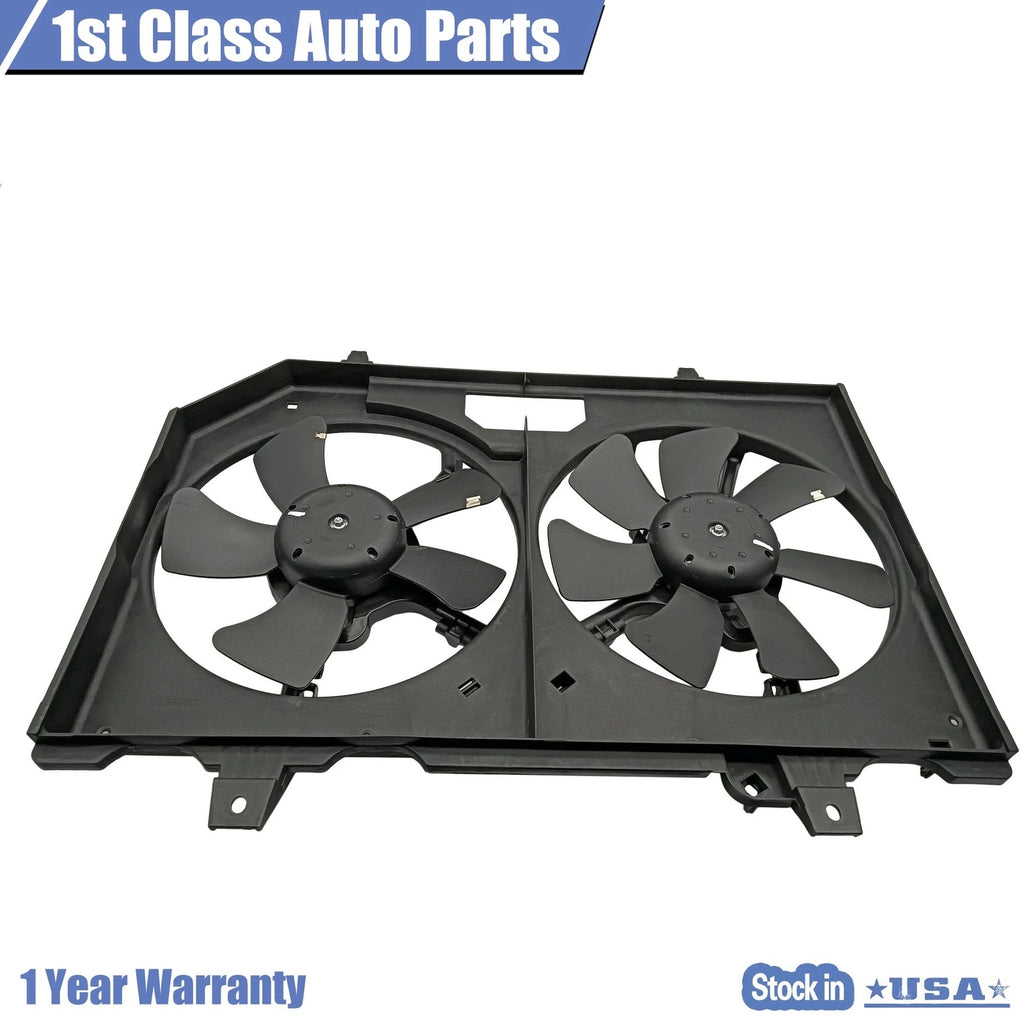 Dual Radiator Cooling Fan with Shroud Assembly for Nissan X-Trail (2004–2013)