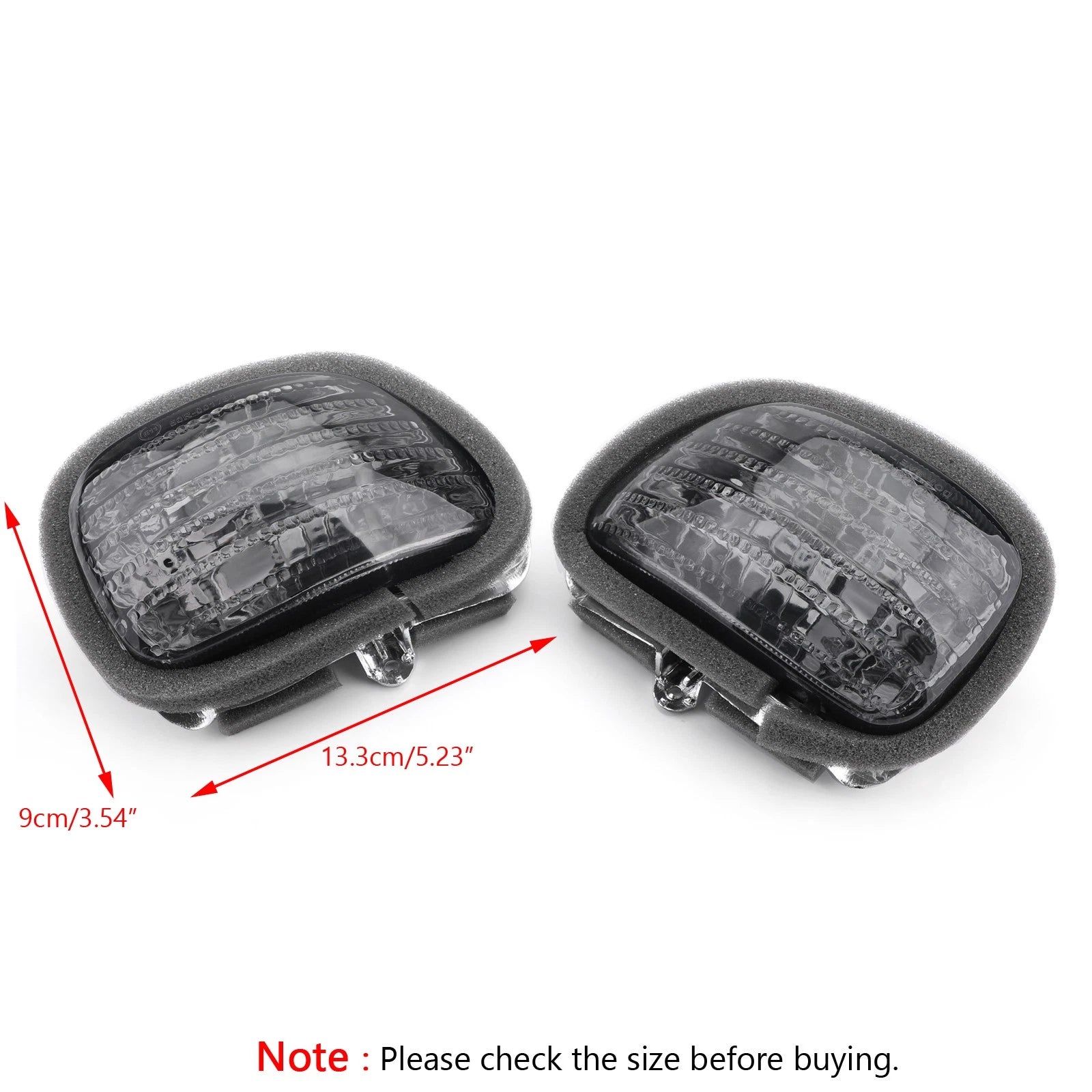 Front Turn Signal Lens for Honda GL1800 Goldwing (2001–2010) Smoke