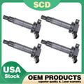 4X Ignition Coil + 4X Spark Plug for Toyota Camry Solara Lexus Scion 2.4L UF333
