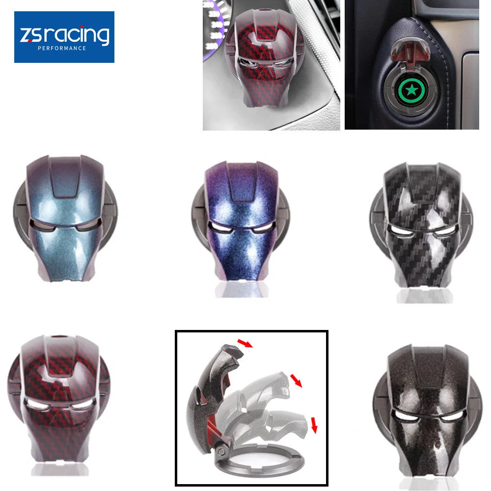 Push Button Start Stop Switch Cover for Car Interior
