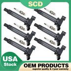 6X Ignition Coils & 6X Spark Plugs for Lexus Toyota Highlander (1998–2006) UF267