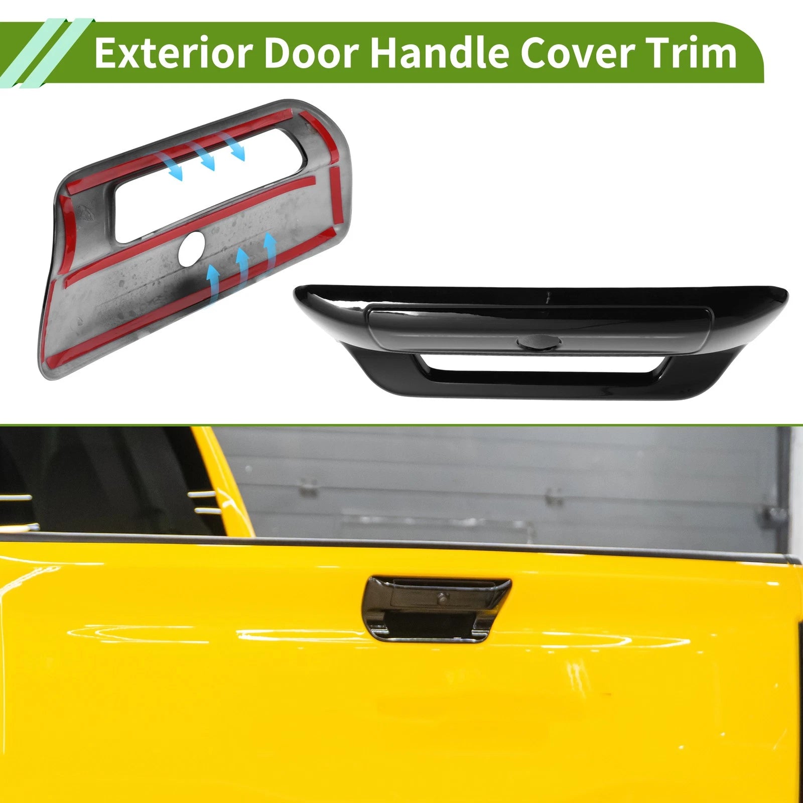 Exterior Door Handle Cover Trim for Dodge Ram 1500 2500 3500 (1 Pc)