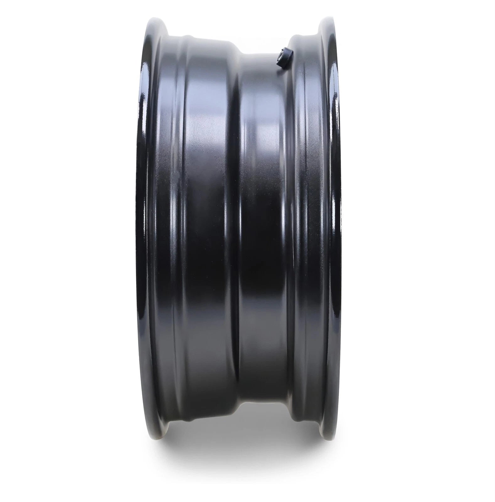 Set of 2 Trailer Wheels for Libra (16 x 6, 8 Lug, 6.5" Bolt Pattern, Black Mod)