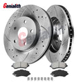 Front Drilled Rotors & Brake Pads for Town & Country Grand Caravan (2008–2016)