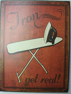 Iron Tin Metal Sign for Home Kitchen Laundry Decor (88800)