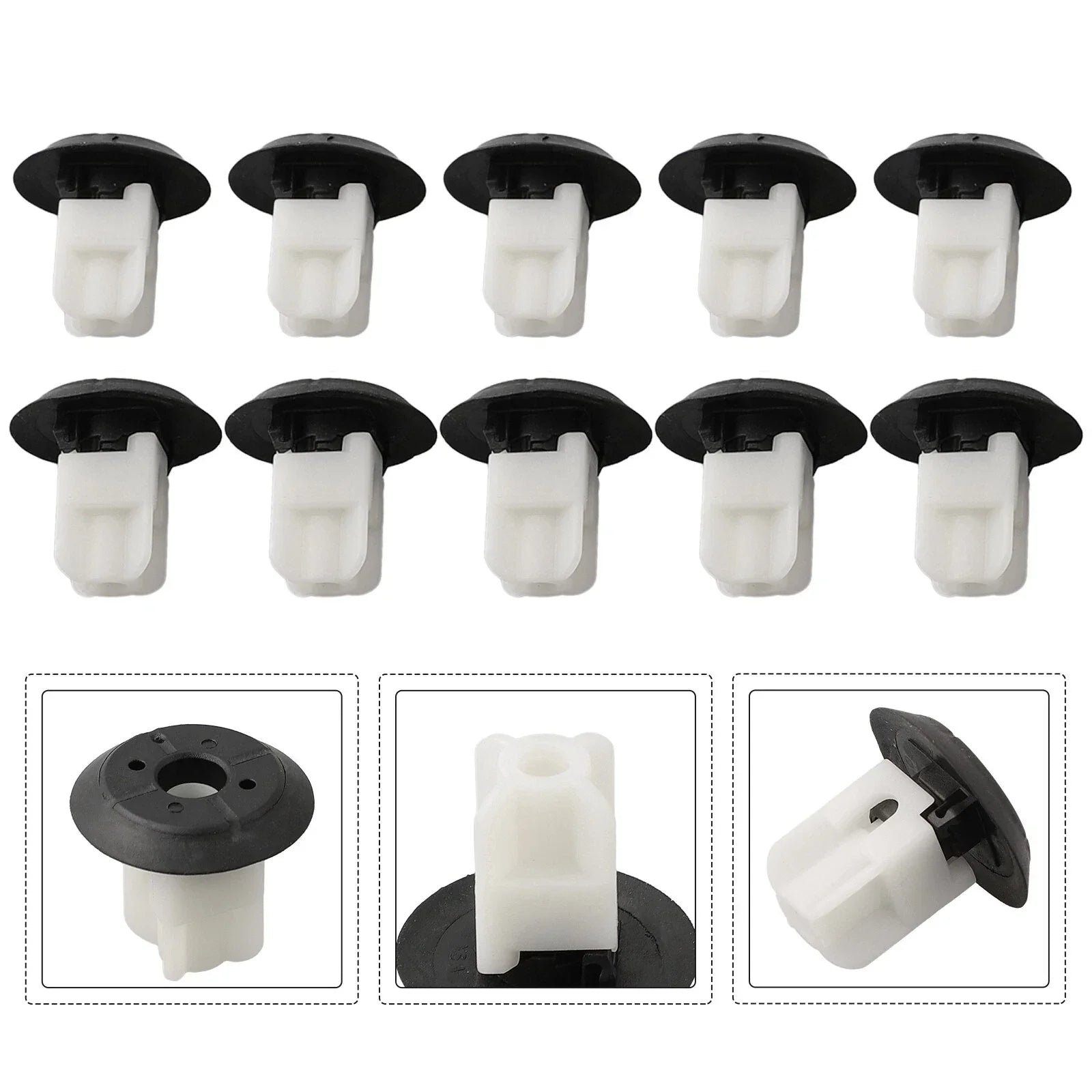 Plastic Interior Trim Clip 10-Pack for Vehicle