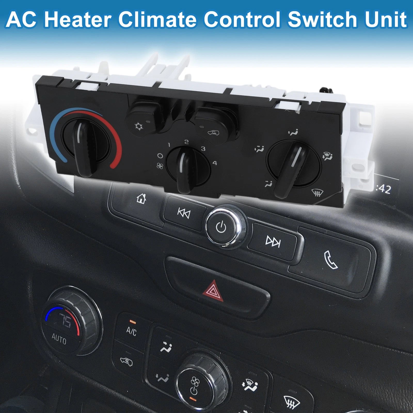 HVAC A/C Heater Climate Control Panel for Chevrolet Colorado (2004–2012)