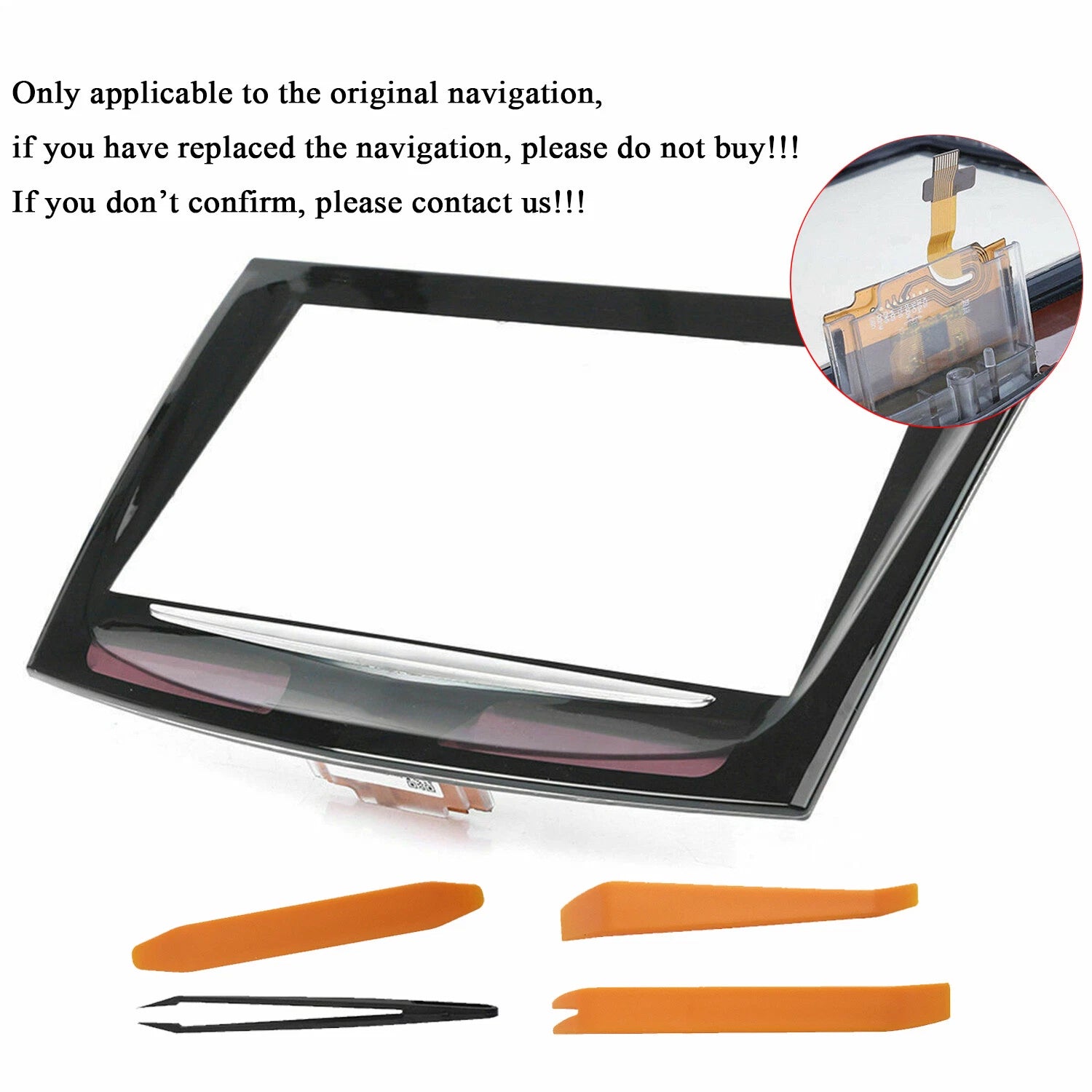 Touch Screen Display for Cadillac ATS CTS SRX XTS (2013–2017) CUE GPS DVD