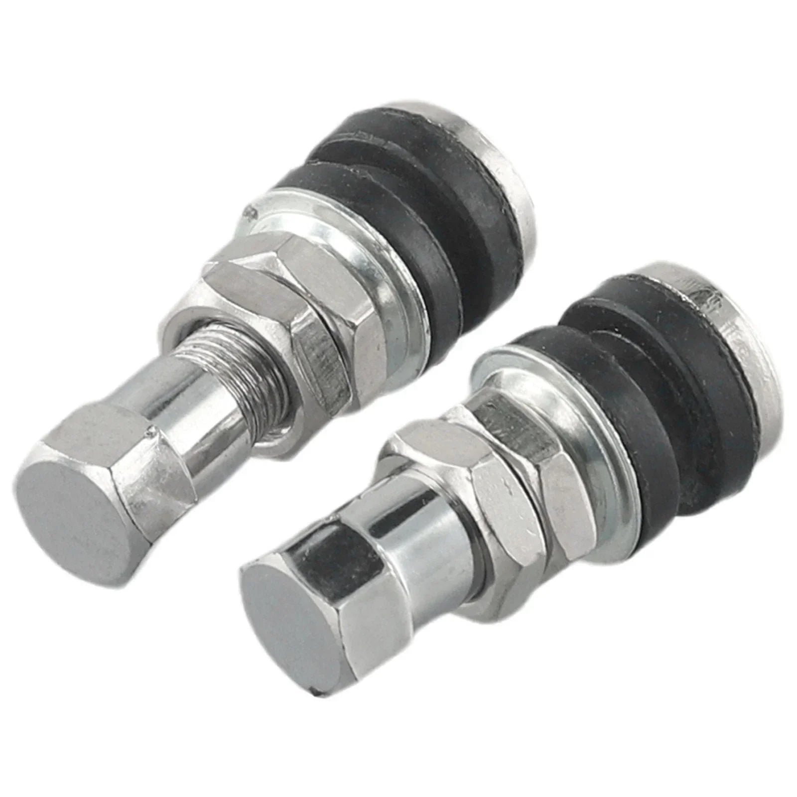 2 x Tire Valve Short Stems for Cars & Motorcycles