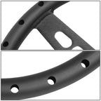 NRG RST-025MB 350mm 3-Spoke Lightweight Aluminum Steering Wheel for Universal