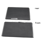2X Console Cup Holder Roller Blind Cover Tray for BMW X5 X6 E70 E71 (2007–2014)