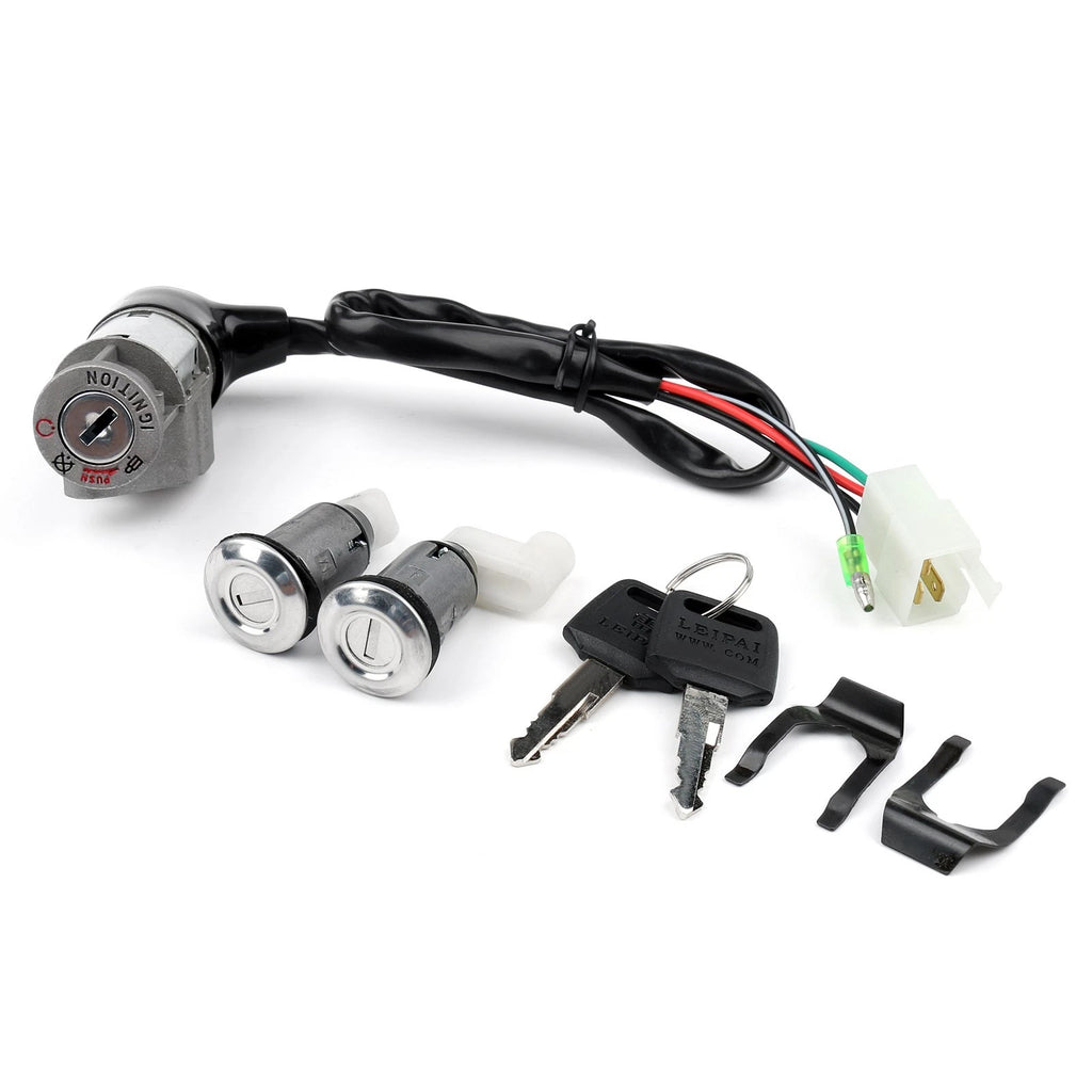 Ignition Switch & Fuel Gas Cap Cover Key Lock Set for Honda CH125 Spacy (1984–1996)