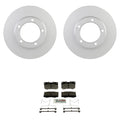 Bosch Front Quietcast Rotors & Blue Ceramic Disc Brake Pad Kit for Land Cruiser